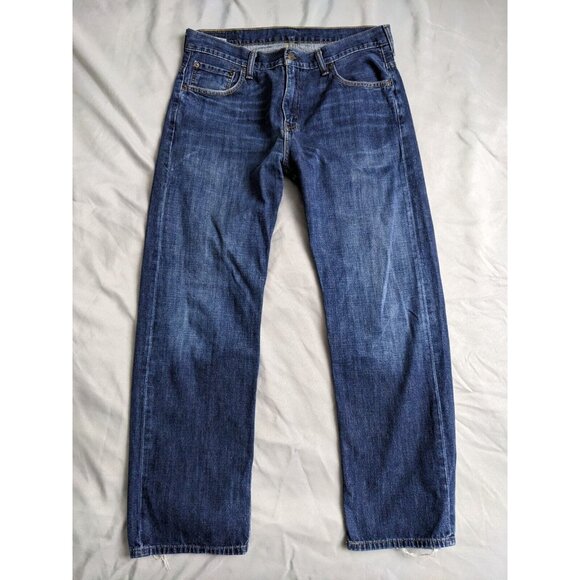 Levi's 569 Straight Jeans - Dark Blue Vintage - Picture 1 of 12